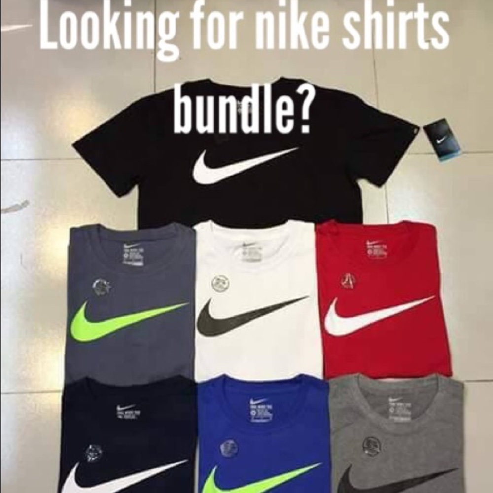 Looking for Nike shirts bundle